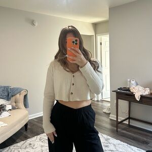 Cropped cardigan